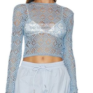 SER.O.YA parley crochet top - small